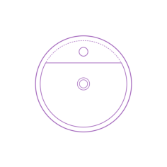 Fixtures Bathroom Sinks Ikea Tornviken Round Countertop Bathroom Sink Contour Svg Vector, Free Vectors File